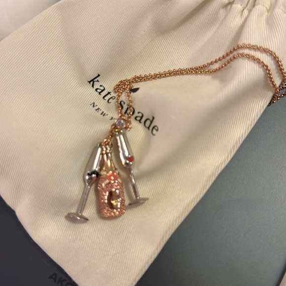 Kate Spade Make Magic Champagne Cluster Pendant Rose Gold - Picture 3 of 5